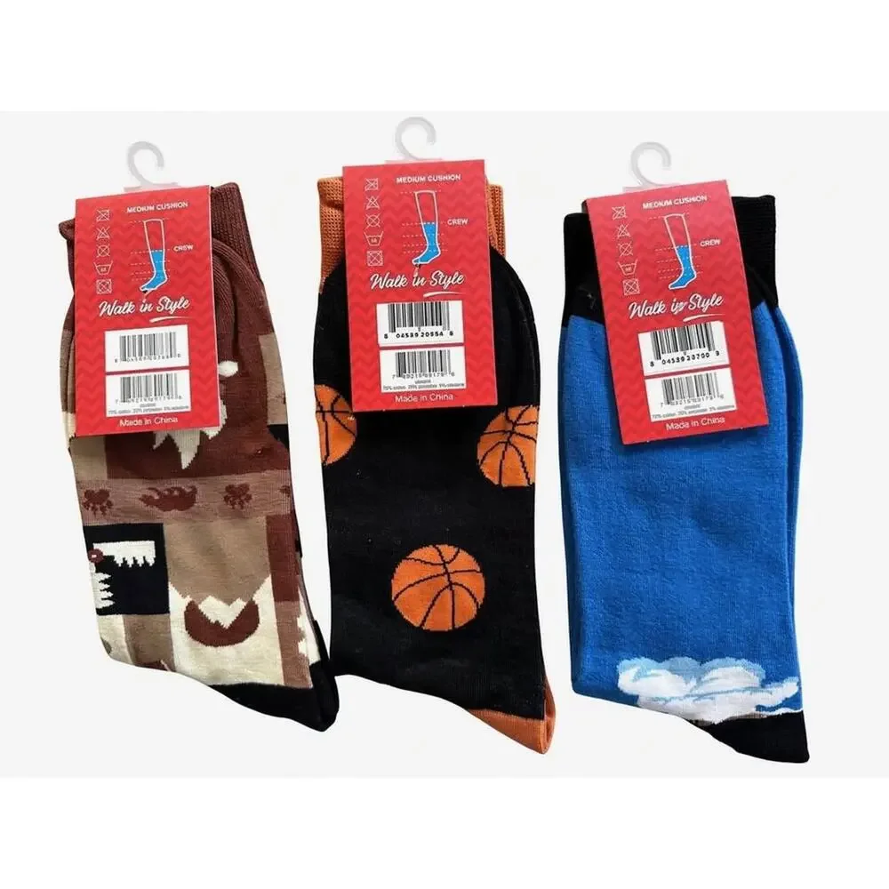 Sillies Crew Socks 3-Pack